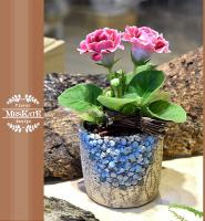 春夏花器設計之手繪水泥盆花器